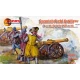 SPANISH FIELD ARTILLERY, XVII CENTURY 1/72 MARS FIGURES 72092