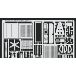 PHOTO-ETCHED SET 1/35 SD.KFZ.9FAMO, FOR TAMIYA KIT 1/35 EDUARD 35383