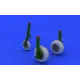 BRASSIN 1/48 ME 262 WHEELS, FOR TAMIYA KIT 1/48 EDUARD 648106