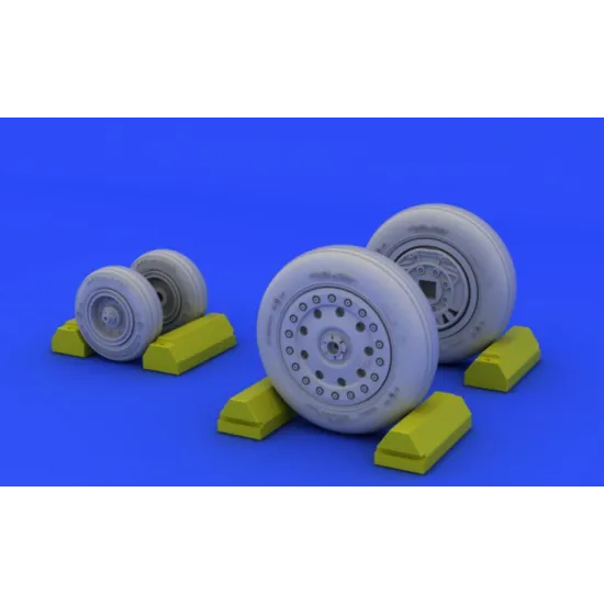 BRASSIN 1/48 F-4B/N WHEELS, FOR ACADEMY KIT 1/48 EDUARD 648114