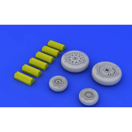 BRASSIN 1/48 F-4B/N WHEELS, FOR ACADEMY KIT 1/48 EDUARD 648114