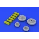 BRASSIN 1/48 F-4B/N WHEELS, FOR ACADEMY KIT 1/48 EDUARD 648114
