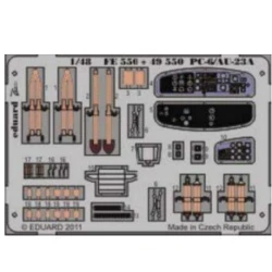 PHOTO-ETCHED SET 1/48 PC-6/AU-23A, FOR RODEN KIT 1/48 EDUARD FE550