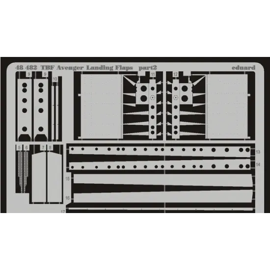 PHOTO-ETCHED SET BIG-ED 1/48 TBF-1 AVENGER, FOR ACCUR KIT 1/48 EDUARD BIG-4830