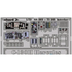 PHOTO-ETCHED SET 1/72 C-130H HERCULES INTERIOR, FOR ITALERI KIT 1/72 EDUARD SS285