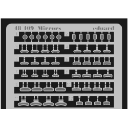 PHOTO-ETCHED SET 1/48 BACK MIRRORS 1/48 EDUARD 48409