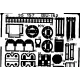 PHOTO-ETCHED SET 1/35 ISU-152, FOR ITALERI KIT 1/35 EDUARD 35157