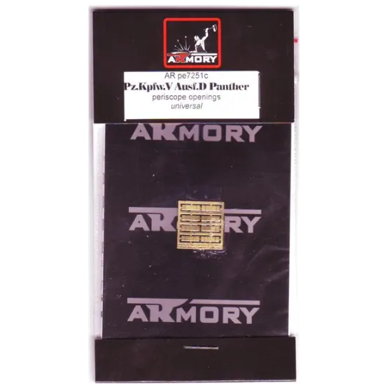 PZ.KPFW .VD PANTHER PERISCOPE OPENINGS (UNIVERSAL) 1/72 ARMORY PE7251c