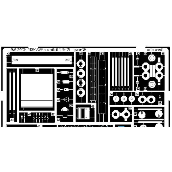 PHOTO-ETCHED SET 1/35 T-34/76 MOD.1942, FOR ZVEZDA KIT 1/35 EDUARD 35270