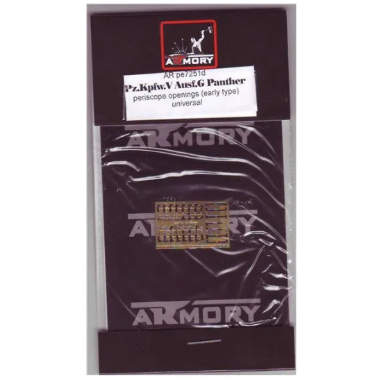 PZ.KPFW. VG PANTHER PERISCOPE OPENINGS, EARLY (UNIVERSAL) 1/72 ARMORY PE7251d