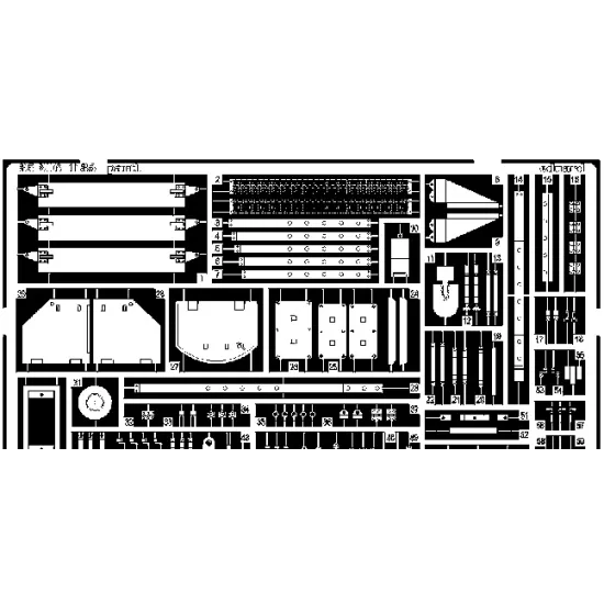 PHOTO-ETCHED SET 1/35 T-35 TANK, FOR ICM KIT 1/35 EDUARD 35316