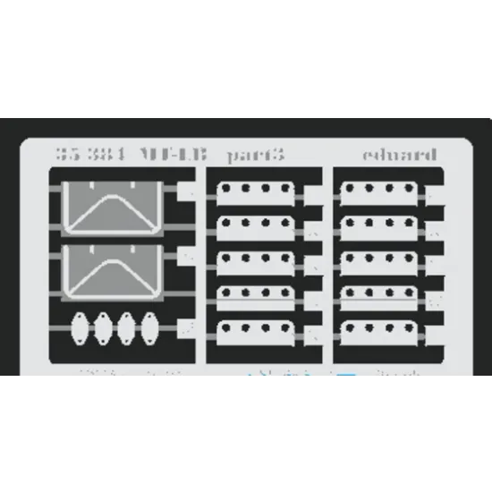 PHOTO-ETCHED SET 1/35 MTLB, FOR SKIF KIT 1/35 EDUARD 35384