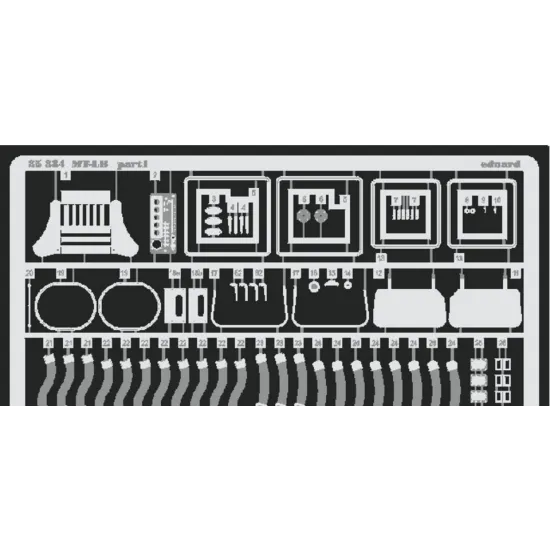 PHOTO-ETCHED SET 1/35 MTLB, FOR SKIF KIT 1/35 EDUARD 35384