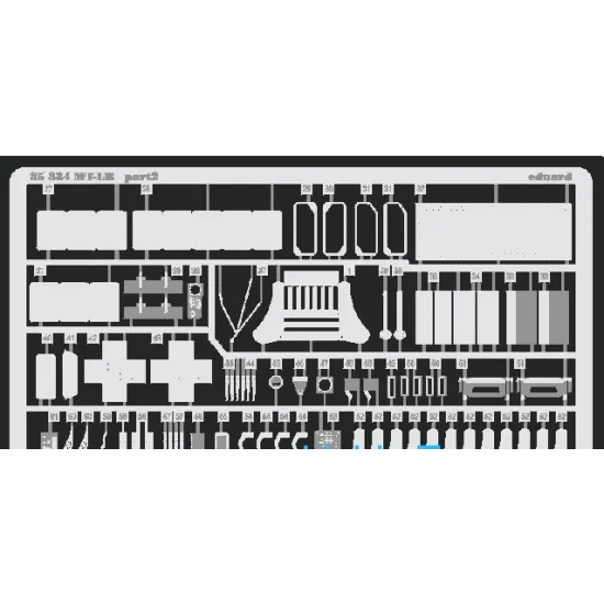 PHOTO-ETCHED SET 1/35 MTLB, FOR SKIF KIT 1/35 EDUARD 35384