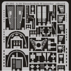 PHOTO-ETCHED SET 1/48 A-10 THUNDERBOLT II INTERIOR, FOR HOBBY BOSS KIT 1/48 EDUARD 49395
