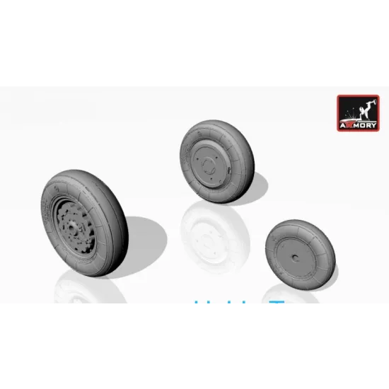 SUKHOJ SU-7B EARLY WHEELS 1/48 ARMORY AW48005