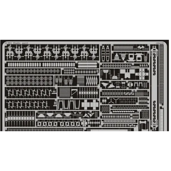 PHOTO-ETCHED SET 1/350 TIRPITZ, FOR TAMIYA KIT 1/350 EDUARD 53004