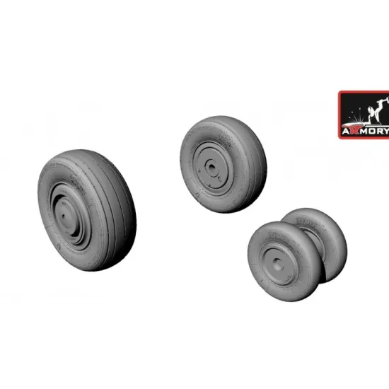 MIKOYAN MIG-23S,M,MS,MF,U,UB WHEELS 1/48 ARMORY AW48010