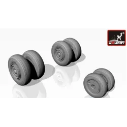 SUKHOJ SU-24 FENCER WHEELS, LATE 1/48 ARMORY AW48018