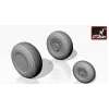 DOUGLAS A-20G BOSTON WHEELS, LATE 1/48 ARMORY AW48308