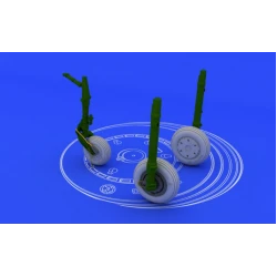 BRASSIN 1/48 MIG-21F WHEELS, FOR TRUMPETER KIT 1/48 EDUARD 648103