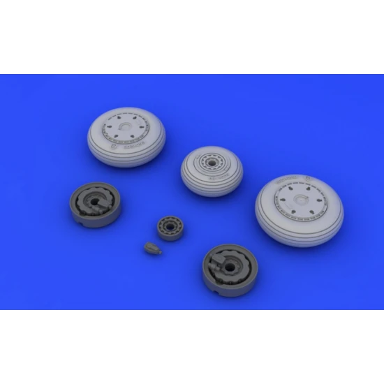 BRASSIN 1/48 MIG-21F WHEELS, FOR TRUMPETER KIT 1/48 EDUARD 648103