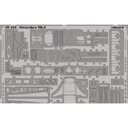 PHOTO-ETCHED SET 1/48 AIRACOBRA MK.I S.A., FOR HASEGAWA KIT 1/48 EDUARD 49435