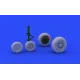 F-104 UNDERCARRIAGE WHEELS, LATE 1/48 EDUARD 648181