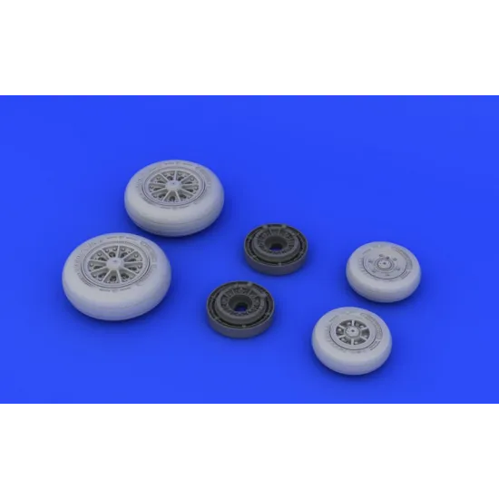 F-104 UNDERCARRIAGE WHEELS, LATE 1/48 EDUARD 648181