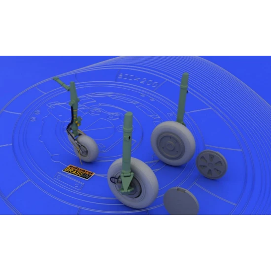 BRASSIN WHEELS SET 1/48 FOR MIG-21 FIGHTER 1/48 EDUARD 648026