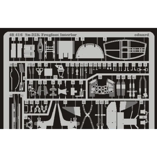PHOTOETCHED SET BIG-ED 1/48 SU-25K FROGFOOT 1/48 EDUARD BIG-4829