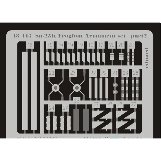 PHOTOETCHED SET BIG-ED 1/48 SU-25K FROGFOOT 1/48 EDUARD BIG-4829