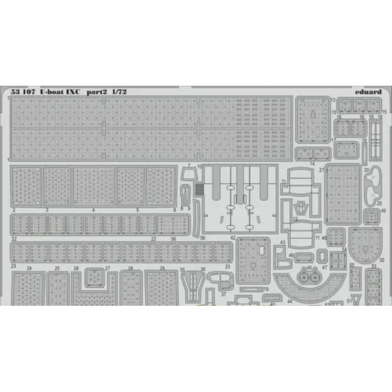 PHOTOETCHED SET BIG-ED 1/72 U-BOAT IXC 1/72 EDUARD BIG-5321