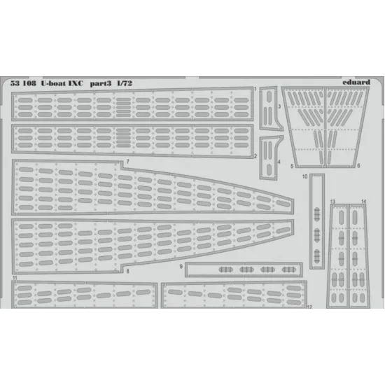PHOTOETCHED SET BIG-ED 1/72 U-BOAT IXC 1/72 EDUARD BIG-5321