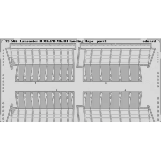 PHOTOETCHED SET BIG-ED 1/72 LANCASTER B MK.III 1/72 EDUARD BIG-7286