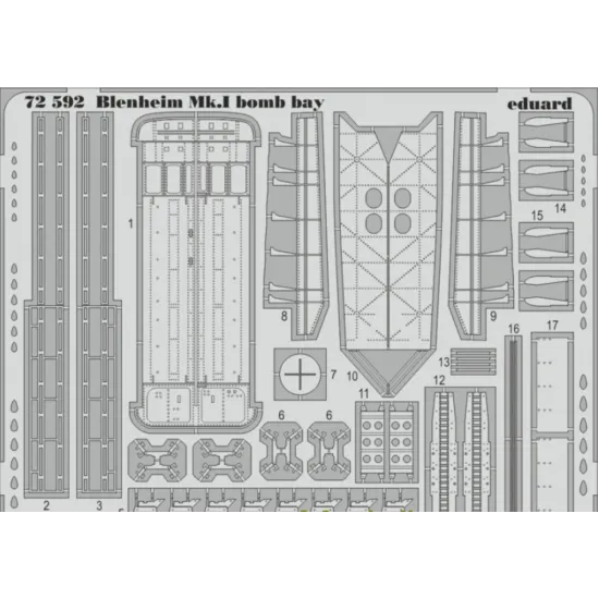 PHOTOETCHED SET BIG-ED 1/72 BLENHEIM MK.I 1/72 EDUARD BIG-7291