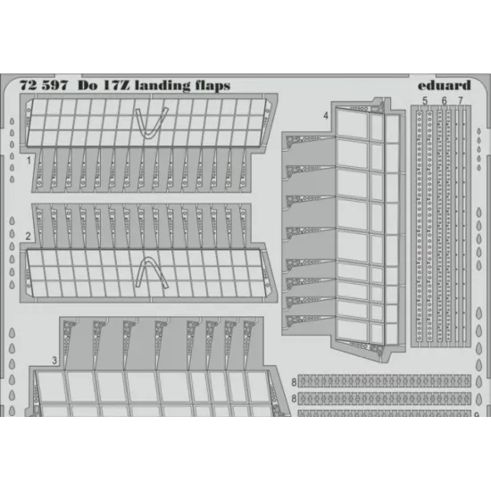 PHOTOETCHED SET BIG-ED 1/72 DO 17Z 1/72 EDUARD BIG-7296