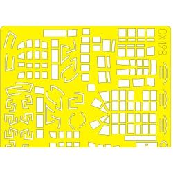 MASK 1/72 PETLYAKOV PE-8, FOR AMODEL KIT 1/72 EDUARD EDU-CX198