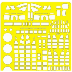 MASK 1/72 FOR PETLYAKOV PE-8, FOR ZVEZDA KIT 1/72 EDUARD EDU-CX215