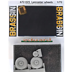 BRASSIN WHEELS SET 1/72 FOR LANCASTER 1/72 EDUARD 672025