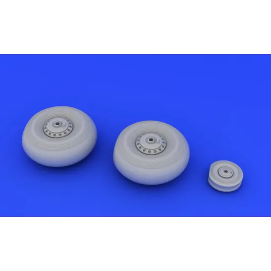 BRASSIN WHEELS SET 1/72 FOR LANCASTER 1/72 EDUARD 672025