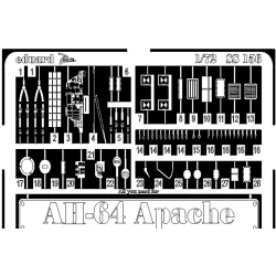 PHOTOETCHED SET AH-64 APACHE 1/72 EDUARD SS156