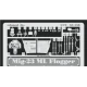 PHOTOETCHED SET MIG-23 ML 1/72 EDUARD SS155 PHOTOETCHED SET MIG-23 ML 1/72 EDUARD SS155