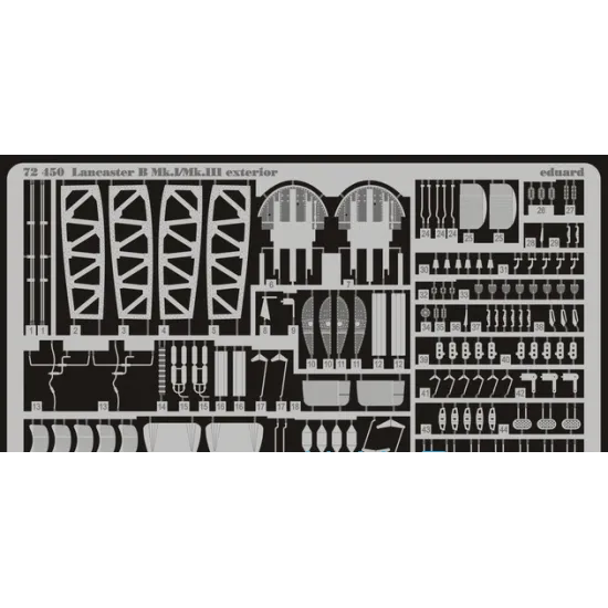 PHOTOETCHED SET BIG-ED 1/72 LANCASTER B MK.I/MK.III 1/72 EDUARD BIG-7220