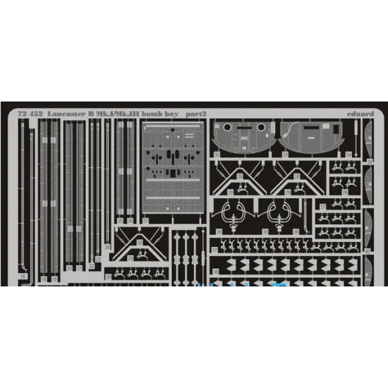 PHOTOETCHED SET BIG-ED 1/72 LANCASTER B MK.I/MK.III 1/72 EDUARD BIG-7220