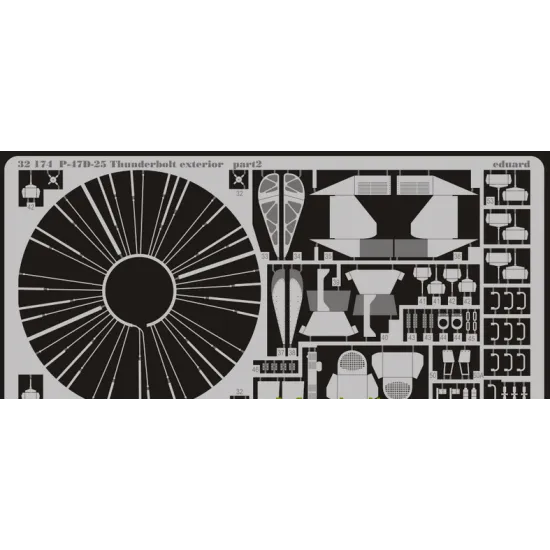 PHOTOETCHED SET BIG-ED 1/32 P-47D-25 THUNDERBOLT 1/32 EDUARD BIG-3259