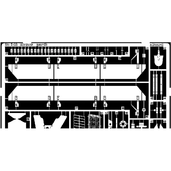 PHOTO-ETCHED SET HETZER, FOR ITALERI KIT 1/35 EDUARD 35343