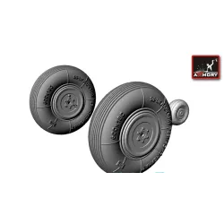 YAKOVLEV YAK-3 WHEELS 1/72 ARMORY AW72004