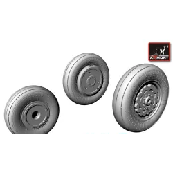 WHEELS SET 1/72 FOR SUKHOI SU-17/22 1/72 ARMORY AW72010