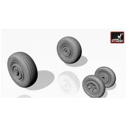 MIKOYAN MIG-23,23P(EARLY) WHEELS 1/72 ARMORY AW72014
